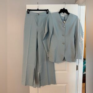 NWT Commense Elegant Blue Women's Pantsuit Sz XS